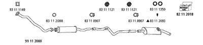 SISTEM DE ESAPAMENT HJS VW1075