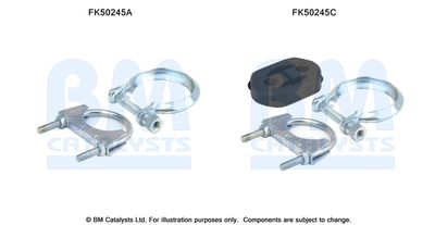 Zestaw montażowy, rura wydechowa BM CATALYSTS FK50245