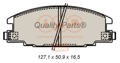Комплект тормозных колодок, дисковый тормоз IAP QUALITY PARTS 704-09011 для ISUZU D-MAX