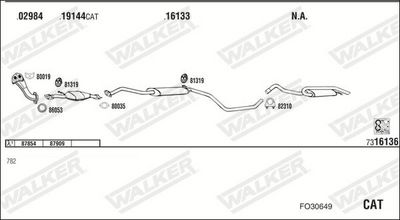 Изпускателна система WALKER FO30649