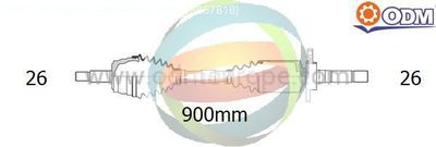 Приводной вал Multiparts 18-342540 для MINI MINI COOPER