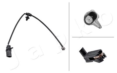 Styk ostrzegawczy, zużycie okładzin hamulcowych JAPKO BPW-041