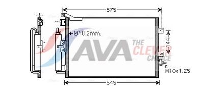 CONDENSATOR CLIMATIZARE AVA Clever Choice RT5417D