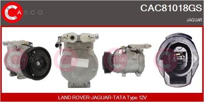 Компрессор, кондиционер CASCO CAC81018GS для JAGUAR XK
