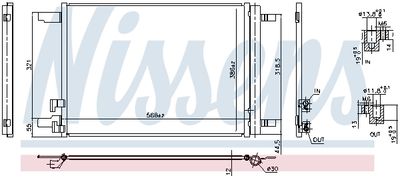 CONDENSATOR CLIMATIZARE NISSENS 941099 5