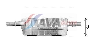 RADIATOR ULEI ULEI MOTOR AVA Clever Choice CN3336 1