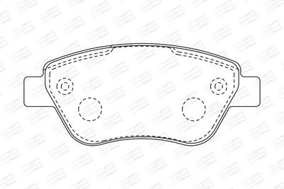 BREMSBELAGSATZ SCHEIBENBREMSE CHAMPION 573170CH 1