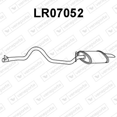 VENEPORTE LR07052 Глушитель выхлопных газов  для LAND ROVER RANGE ROVER I 3.9 Cat 4x4