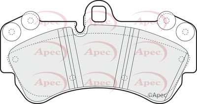 Brake Pad Set APEC PAD1314