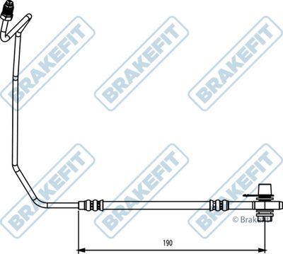 APEC Brake Hose BHO4315