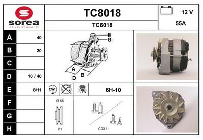 GENERATOR SNRA TC8018