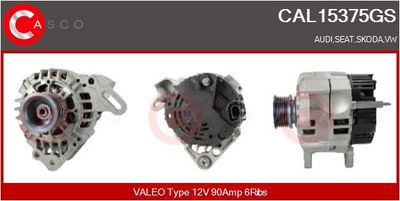 GENERATOR / ALTERNATOR CASCO CAL15375GS