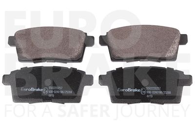 Комплект тормозных колодок, дисковый тормоз EUROBRAKE 5502223257 для MAZDA CX-9