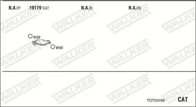Изпускателна система WALKER TOT03496