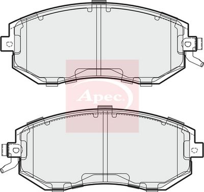 APEC Brake Pad Set, disc brake PAD1868