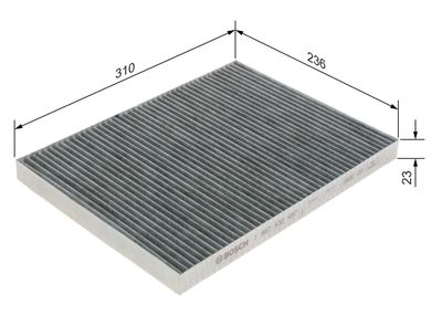 Filter, cabin air 1 987 432 497