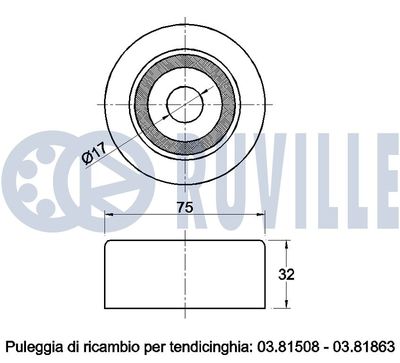 ROLA GHIDARE/CONDUCERE CUREA TRANSMISIE RUVILLE 542608 1