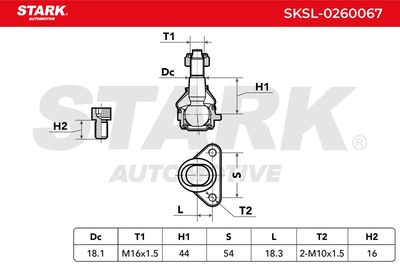 Шарнири STARK SKSL-0260067