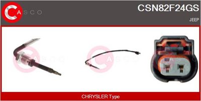 SENZOR TEMPERATURA GAZE EVACUARE