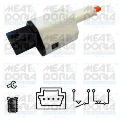 Выключатель фонаря сигнала торможения MEAT & DORIA 35116 для TESLA MODEL 3