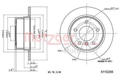 Brake Disc 6110288