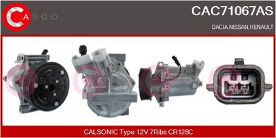 Kompresor, klimatizace CASCO CAC71067AS