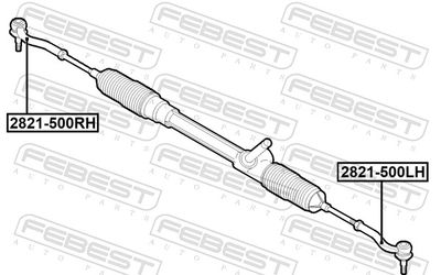 Tie Rod End 2821-500LH