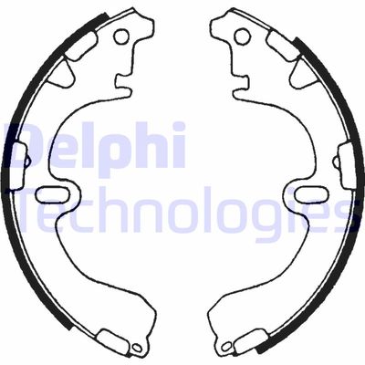 DELPHI LS1315 Ремкомплект барабанных колодок  для TOYOTA SPRINTER (Тойота Спринтер)