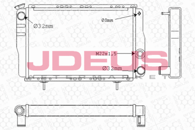 KüHLER MOTORKüHLUNG JDEUS M023003A