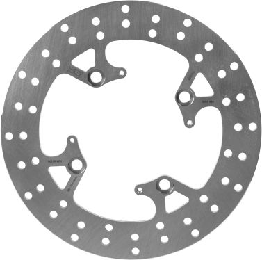 Brake disc Achter vast, 255/105,3x5mm 4x125mm, diameter bevestigingsgat 10,5mm, hoogte (tussenruimte) 0 past: TRIUMPH BONNEVILLE 1050 (Sport)/1050RS/1050ST (ABS)/1200 Speedmaster/865/865 EFI/865 T100