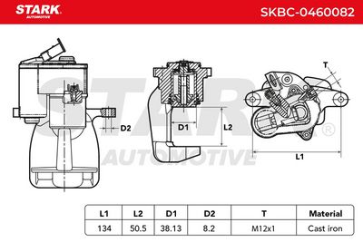 спирачен апарат STARK SKBC-0460082