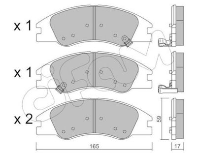 SET PLACUTE FRANA FRANA DISC CIFAM 8226300
