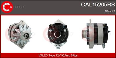 GENERATOR / ALTERNATOR CASCO CAL15205RS