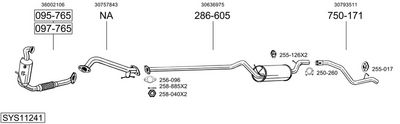 Изпускателна система BOSAL SYS11241