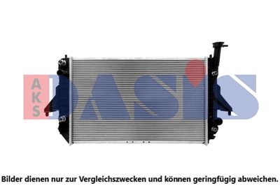 Радиатор, охлаждение двигателя AKS DASIS 520079N для CHEVROLET ASTRO