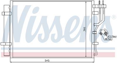 CONDENSATOR CLIMATIZARE NISSENS 940251 5
