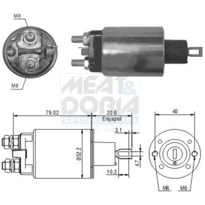 SOLENOID ELECTROMOTOR