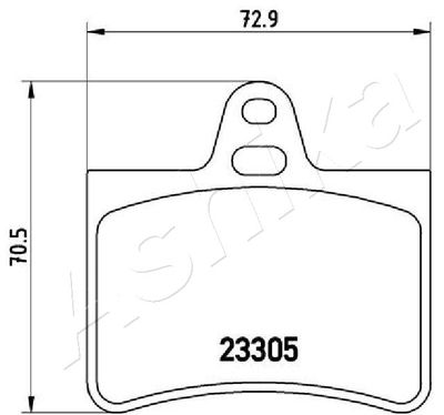 Brake Pad Set, disc brake 51-00-0605