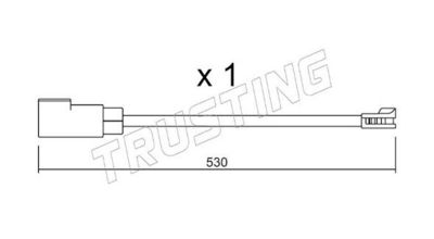 SENZOR DE AVERTIZARE UZURA PLACUTE DE FRANA