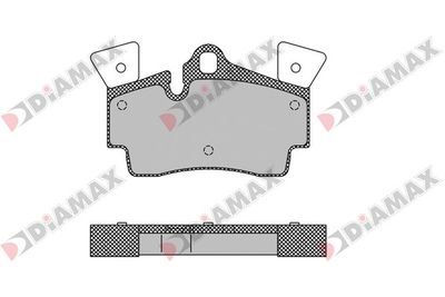 Комплект тормозных колодок, дисковый тормоз DIAMAX N09462 для PORSCHE CAYENNE