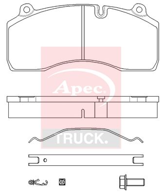 APEC Brake Pad Set, disc brake PAD29181K