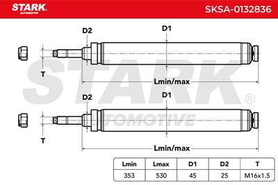 амортисьор STARK SKSA-0132836