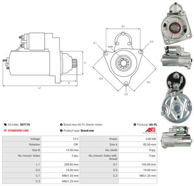 STARTER AS-PL S0717S 4