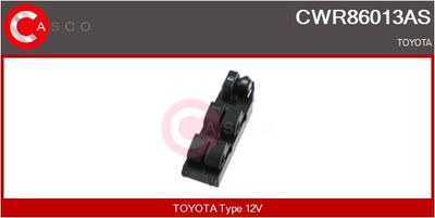 Выключатель, стеклолодъемник CASCO CWR86013AS для TOYOTA 4 RUNNER