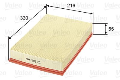 Luftfilter VALEO 585133