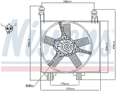 VENTILATOR RADIATOR NISSENS 85056 5