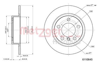 Brake Disc 6110645