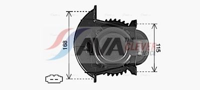 вентилатор вътрешно пространство AVA Clever Choice VN8435