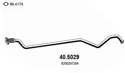 Rura wydechowa ASSO 40.5029