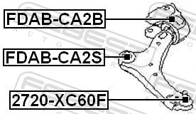 Ball Joint 2720-XC60F